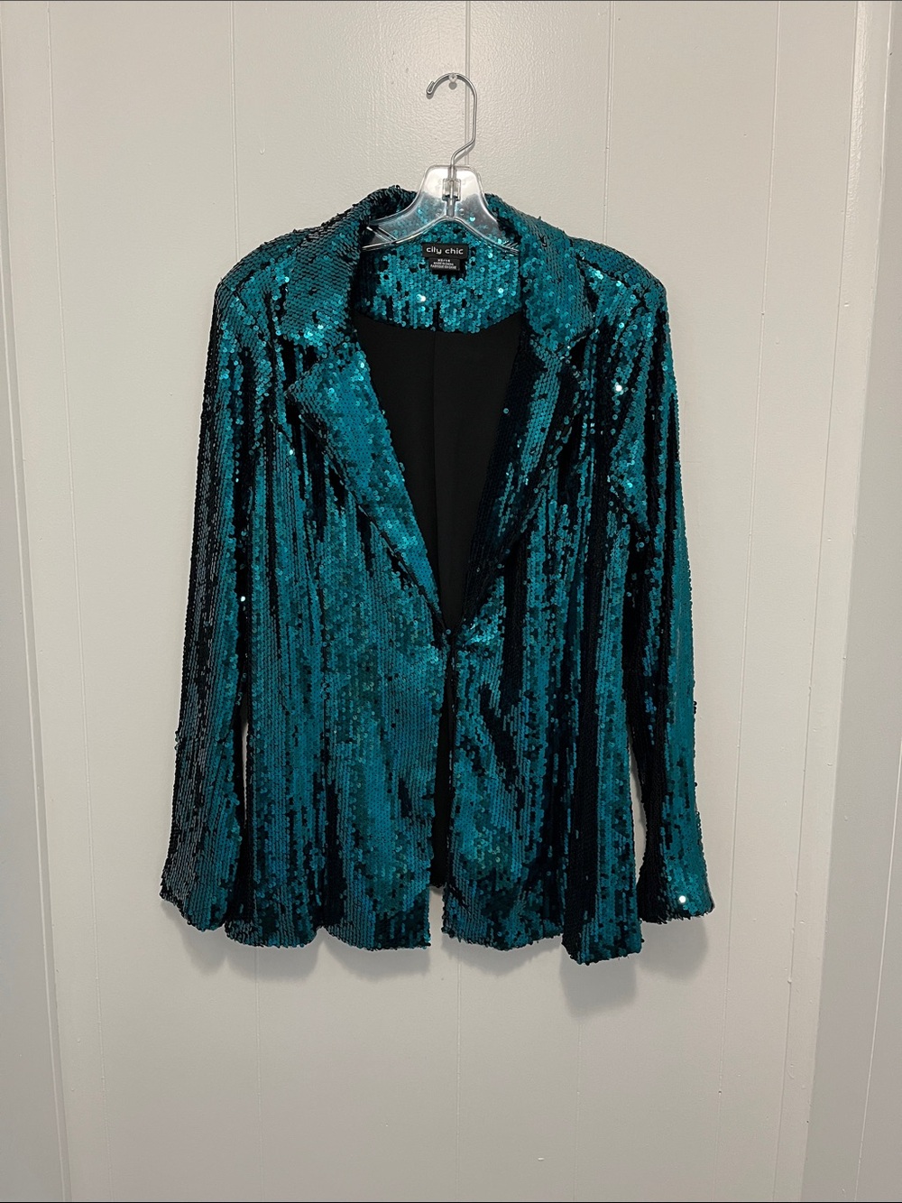 City Chic Sequin Seduction Jacket